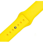 Ремешок-браслет для Apple Watch 42mm Silicone Band (yellow)