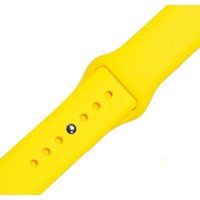 Ремінець-браслет для Apple Watch 42mm Silicone Band (yellow)