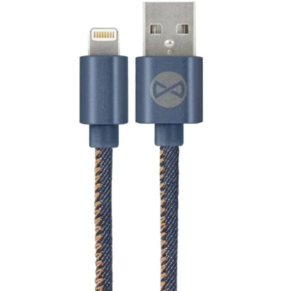 Кабель Apple Lightning JLW 2m (jeans) - фото Кабель Apple Lightning JLW 2m (jeans)