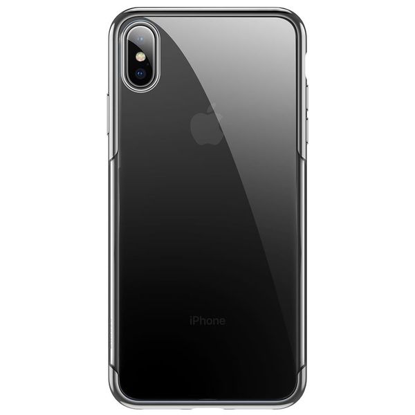 Чехол накладка iPhone Xs Max Baseus Shining Case (silver)