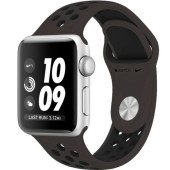 Ремінець-браслет для Apple Watch 42mm Silicone Nike Sport Band (cocoa-black)