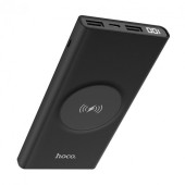 Портативний зарядний пристрій Hoco J37 Wisdom (Wireless Charger 10000mAh) Black
