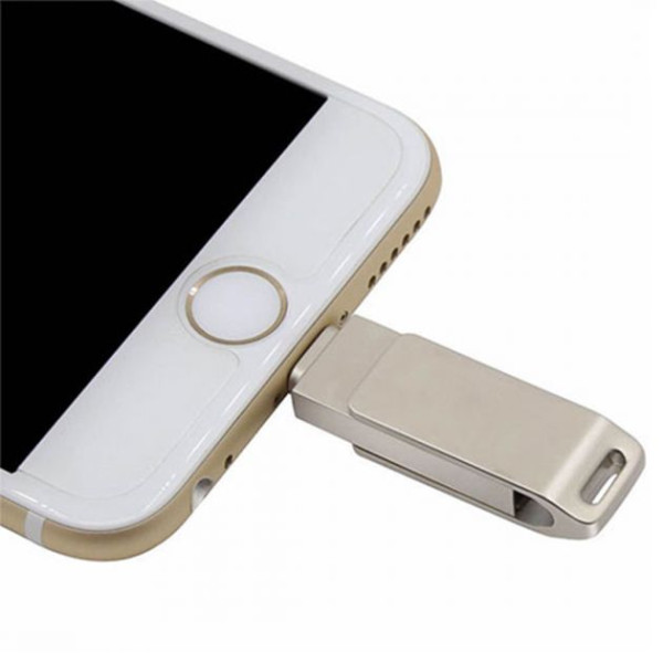 USB Lightning флешка Easyflash 128 gb silver - фото USB Lightning флешка Easyflash 128 gb silver