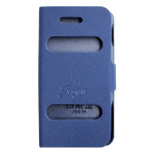 Чохол Книжка для iPhone 4/4S JSSYA (Синій) (Полиулетан)