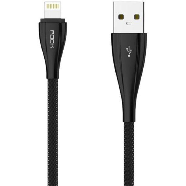 Кабель ROCK Metal Lightning 30 cm black