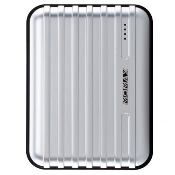 Портативное зарядное устройство Momax Power Bank iPower GO Mini+Luggage Dual USB 13200 mAh (silver)