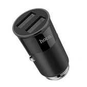 Автомобільний зарядний пристрій Hoco Z17A 2 USB (3,1 A) (black)