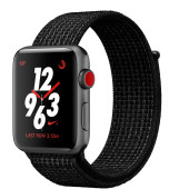 Apple Watch Nike+ Series 3 GPS + Cellular 42mm Space Gray Aluminum w. Black/Pure PlatinumSport L. (MQLF2)