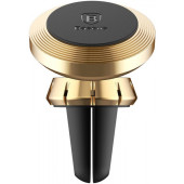 Автомобільний тримач Baseus Fragrant Metal Magnet (Air type) gold