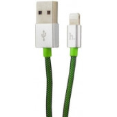 Кабель Apple Lightning (USB 1.2 m) (Тканина) (Зелений)