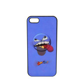Чехол Накладка для iPhone 5/5S KSIX STYLE 3D (синий) (пластик)