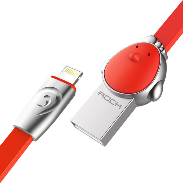 Кабель Rock Zodiac Lightning (Red)
