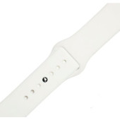 Ремешок-браслет для Apple Watch 38mm Silicone Band (white)