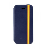 Чохол Книжка для iPhone 5/5S VIVA MADRID Deporte (темно синій) (шкіра)