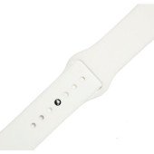 Ремінець-браслет для Apple Watch 38mm Silicone Band (white)