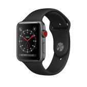 Apple Watch Series 3 GPS + Cellular 42mm Space Gray Aluminum w. Gray Sport B. (MTGT2)