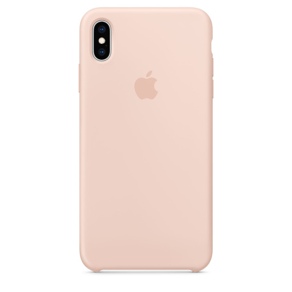 Чехол Накладка для iPhone Xs Max Apple Silicon Case (Pink Sand) (Полиулетан)