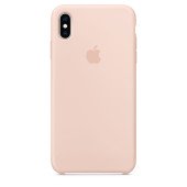 Чехол Накладка для iPhone Xs Max Apple Silicon Case (Pink Sand) (Полиулетан)