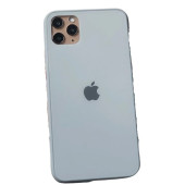 Чохол Накладка для iPhone 11 Pro Glass Pastel color Logo (blue mist)