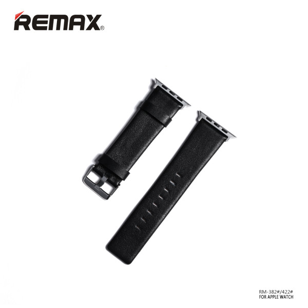 Ремешок для Apple Watch REMAX 38mm (Черный) (Кожа)
