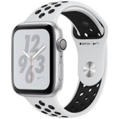 Apple Watch Nike+ Series 4 GPS 44mm Silver Alum. w. Platinum/Black Nike Sport b. Silver Alum. (MU6K2)