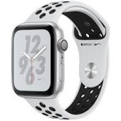 Apple Watch Nike+ Series 4 GPS 44mm Silver Alum. w. Platinum/Black Nike Sport b. Silver Alum. (MU6K2)