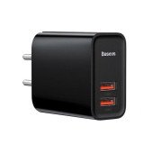 Сетевое зарядное устройство Baseus Speed Quick Charger 2USB/30W/QC/PD (Black)
