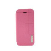 Чехол Книжка для iPhone 5/5S WSTEN (бледно розовый) (кожа)