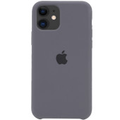 Чехол Накладка для iPhone 11 Apple Silicon Case (Charcoal Gray) (Полиулетан)