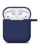 Чохол для AirPods Silicone Case (dark blue)