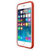 Чехол Накладка для iPhone 6 TGM Apple Case (Красный) (Кожа)