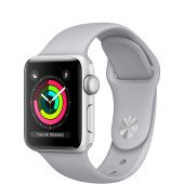 Apple Watch Series 3 GPS 38mm Silver Aluminum Case with Fog Sport Band (MQKU2)