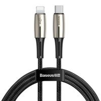 Кабель Baseus Waterdrop Type-C To Lightning Cable PD 18W 1.3 m Black