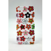 Чехол Накладка для iPhone 5/5S HALLMARK (белый) (пластик)