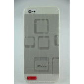 Чехол Накладка для iPhone 5/5S M-TECH BACK CASE (Белый) (Силикон)