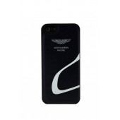Чехол Накладка для iPhone 5/5S ASTON MARTIN RAICING HARD (синий) (Кожа)