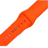 Ремешок-браслет для Apple Watch 42mm Silicone Band (orange)