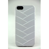 Чехол Накладка для iPhone  5/5S MUSUBO MYMMY (Белый) (Силикон)
