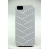 Чехол Накладка для iPhone  5/5S MUSUBO MYMMY (Белый) (Силикон)