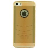Чехол Накладка для iPhone  5/5S BASEUS FEATHER series (силикон+бампер) (розовый)