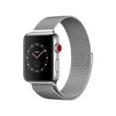 Apple Watch Series 3 GPS + Cellular 42mm Stainless Steel w. Milanese L. (MR1U2)