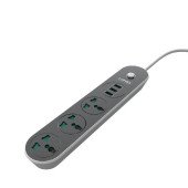 Мережевий зарядний пристрій LDNIO 3 USB Power Socket (3.1 Amp / 1.8 m) (SC4432) (White)