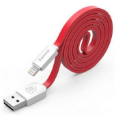 Кабель синхронізації Baseus String Series Noodle Style Lightning to USB Data Charge (1M) White/ Red