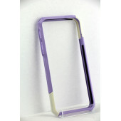 Бампер для iPhone 5/5S ROCK VAN SHELL (Сереневый) (Метал)
