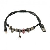 Кабель Apple Lightning Remax Jewellery RC-058i (0.5 m) (Чорний)