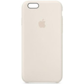 Чехол Накладка для iPhone 6 Apple Silicone Case Original  (Antique White) (Силикон)
