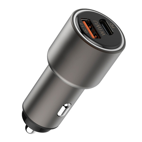Автомобільний зарядний пристрій Wiwu 36W Type-C Quick PC100 (black)