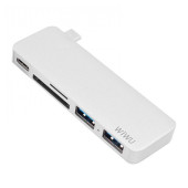 Перехідник WiWU HUB Type-C 5-in-1 T6 (Gray)