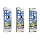Бампер для iPhone 6 IBacks Essence (Сріблястий) (Алюміній)