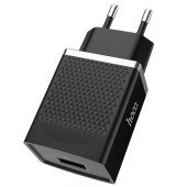 Мережевий зарядний пристрій Hoco 1USB C42A QC 3.0 (black)